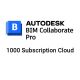 Phần mềm Autodesk BIM Collaborate Pro - 1000 Subscription CLOUD Commercial New Annual Subscription (C1GJ1-NS7109-V155)
