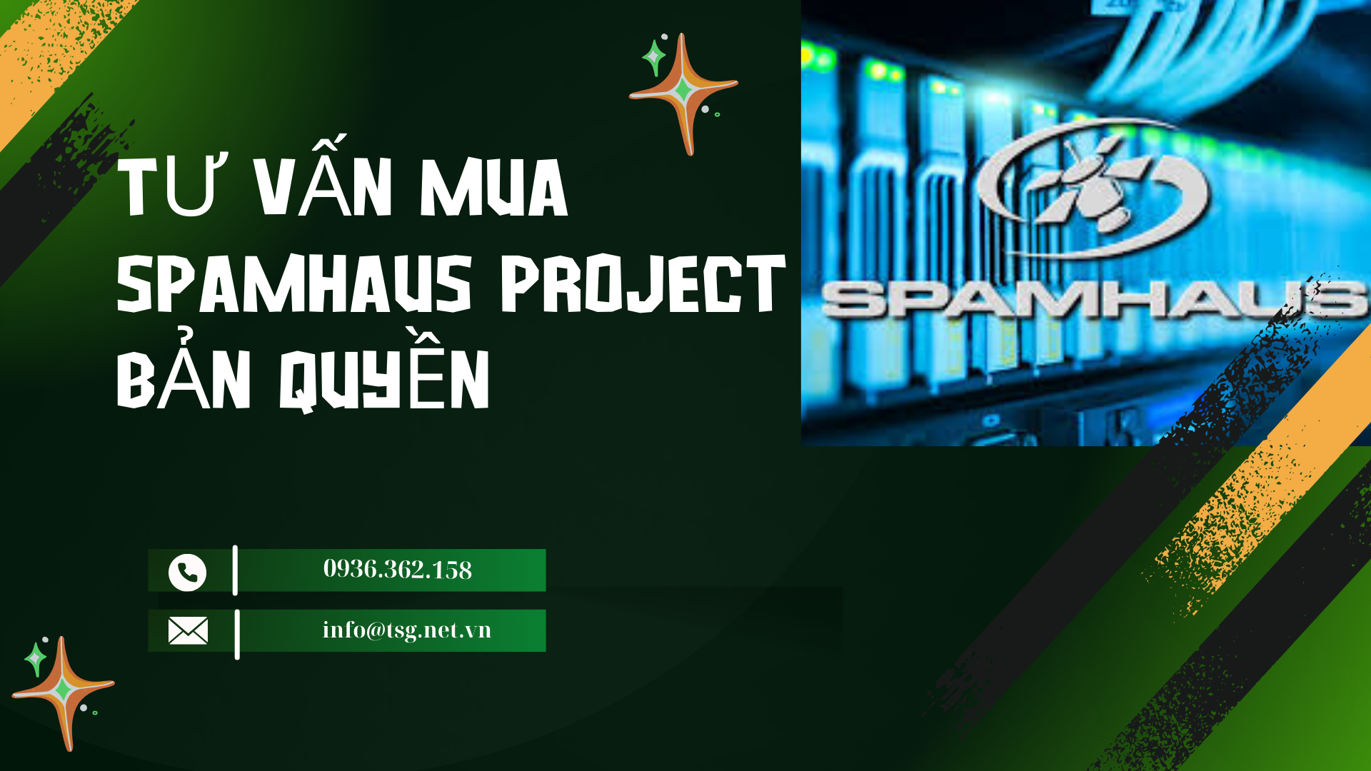 TƯ VẤN MUA SPAMHAUS PROJECT BẢN QUYỀN