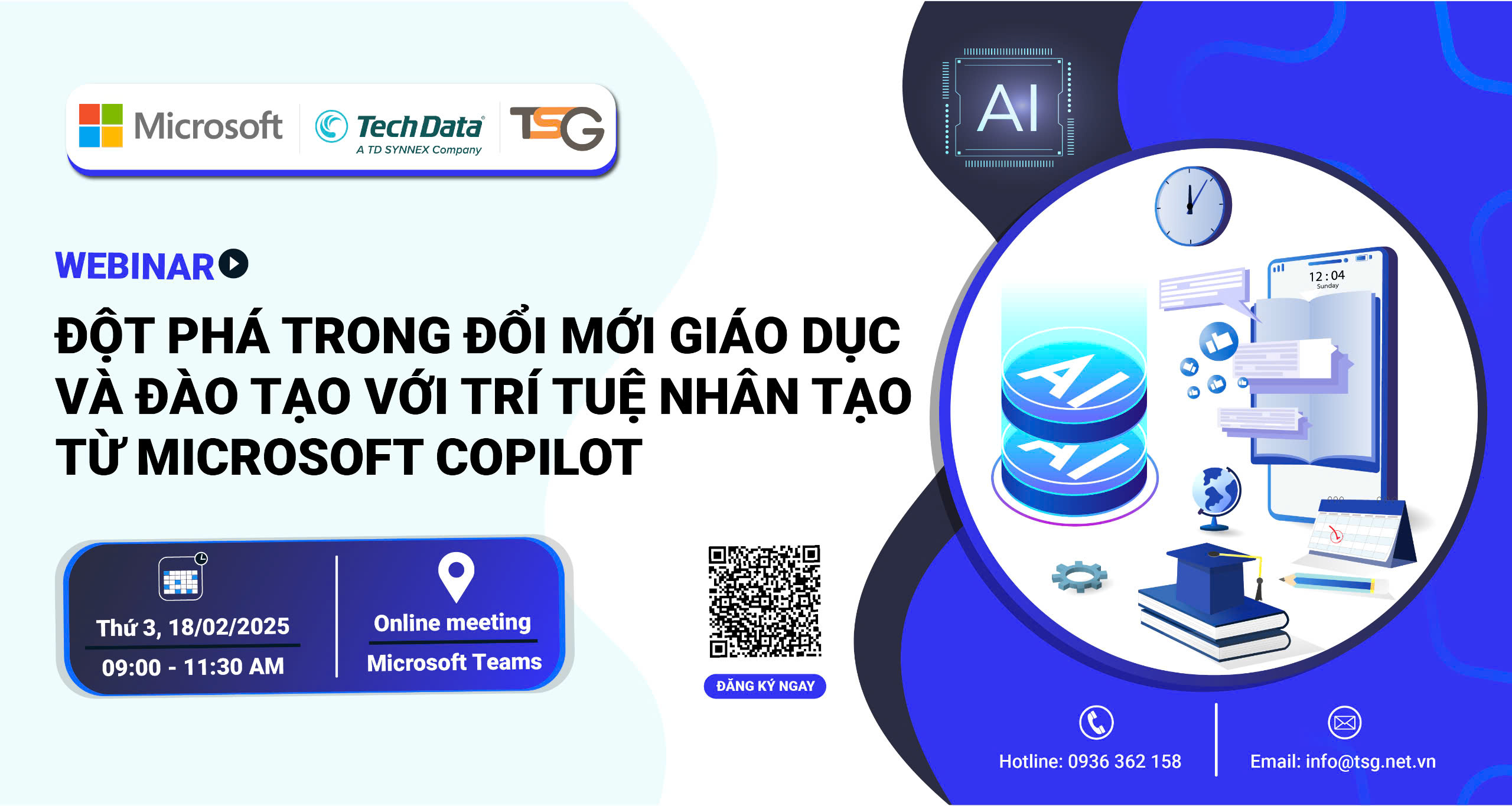 WEBINAR VỀ ỨNG DỤNG GIẢI PHÁP MICROSOFT COPILOT TRONG GIÁO DỤC VÀ ĐÀO TẠO _ NGÀY 18.02.2025 TRÊN MICROSOFT TEAMS