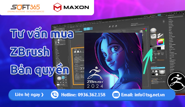 TƯ VẤN MUA ZBRUSH BẢN QUYỀN GIÁ TỐT